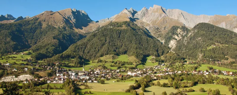 Blick auf Tiroler Berge