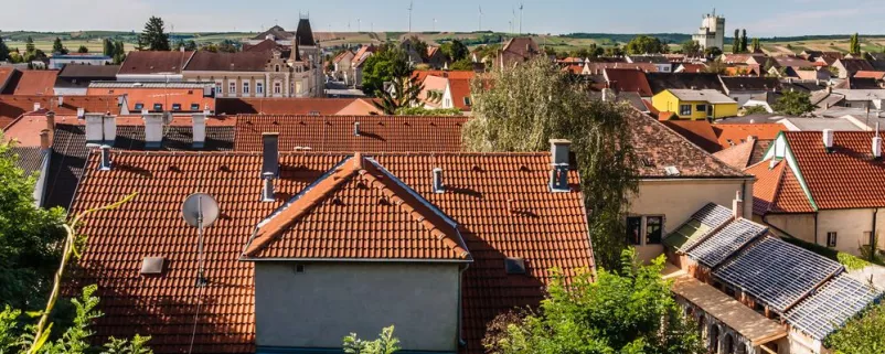 Poysdorf von der Pfarrkiche aus