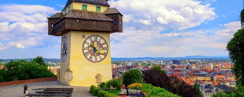 Grazer Uhrturm - Veranstaltungsort für die Kommunalmesse 2019