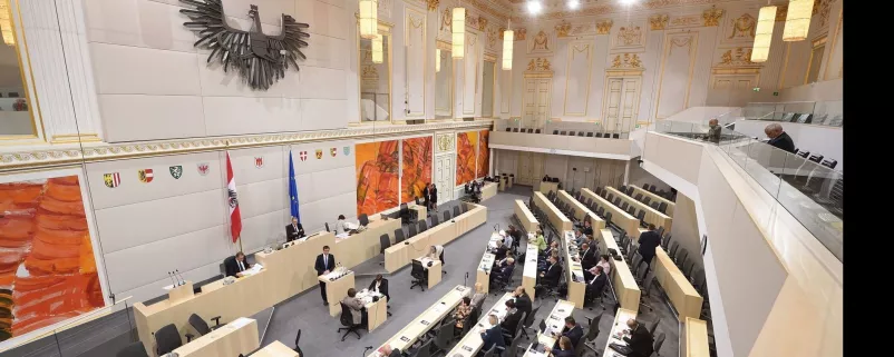 Blick auf den österreichischen Bundesrat