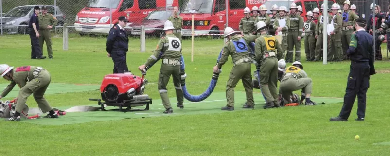 Feuerwehrübung in Kärnten