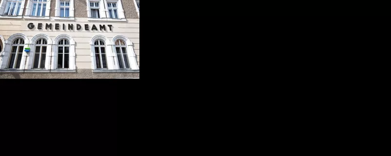 Fassade eines Gemeindeamtes