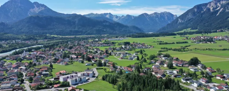 Blick auf Reutte