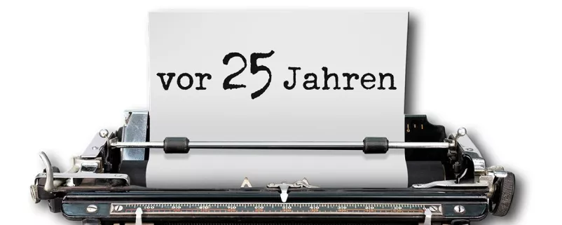 Schreibmaschine 25 Jahre