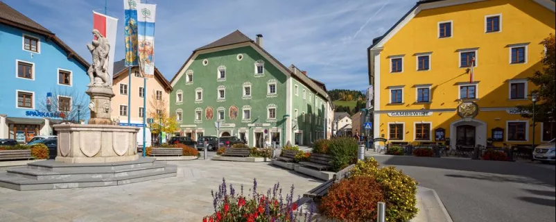 Der Hauptplatz von Tamsweg