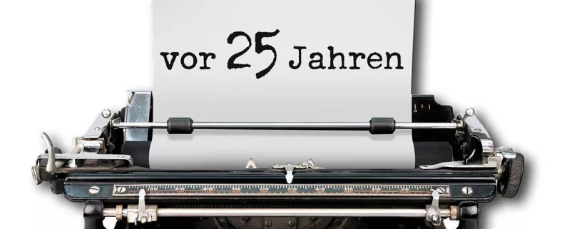 Schreibmaschine 25 Jahre
