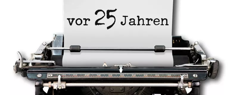 Schreibmaschine 25 Jahre