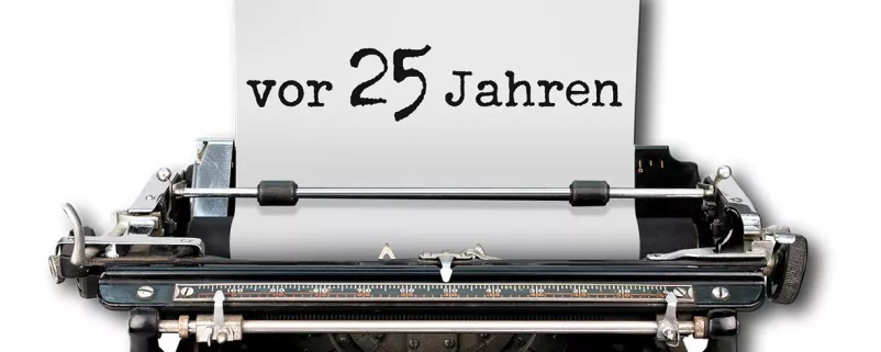 Schreibmaschine 25 Jahre