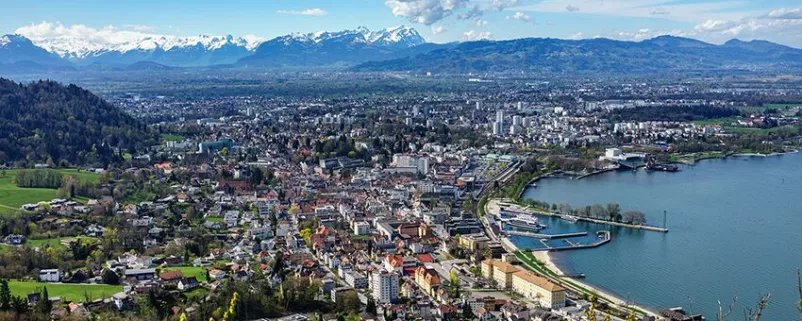 Blick auf Bregenz