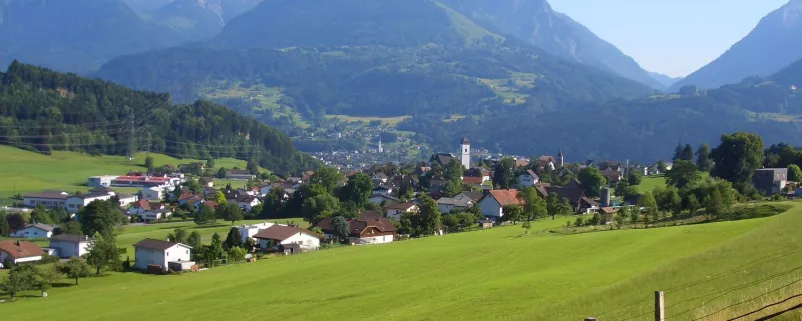 Blick auf Göfis