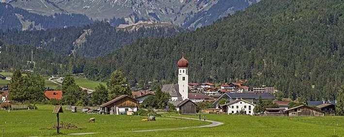 Blick auf Heiterwang 