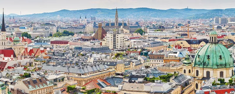 Blick auf Wien