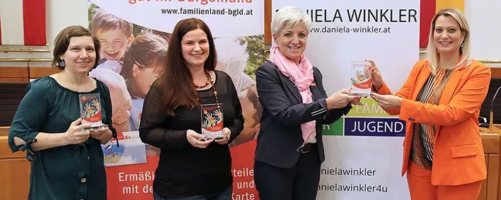 die Preisträgerinnen des burgenländischen Familienpreises