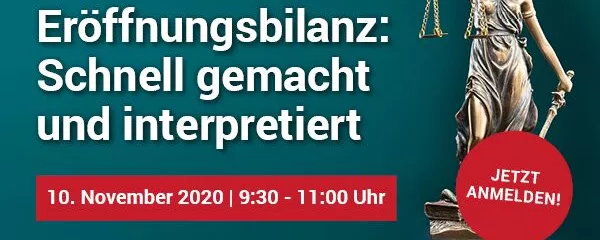 Eröffnungsbilanz berechnen