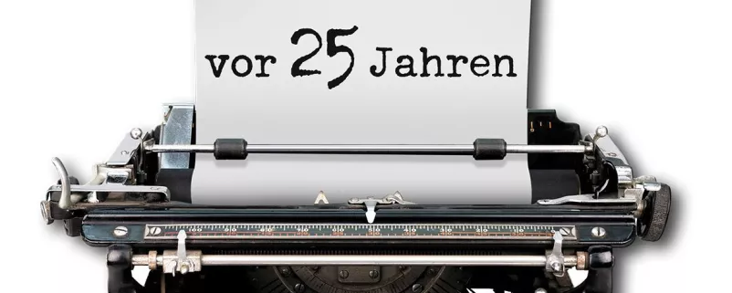 Schreibmaschine 25 Jahre