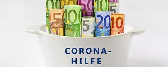 Symbolbild Coronahilfe