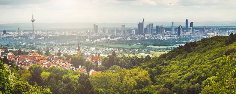 Blick auf Frankfurt am Main