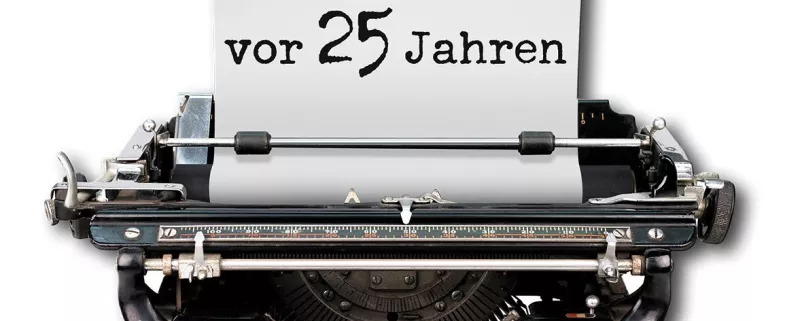 Schreibmaschine 25 Jahre