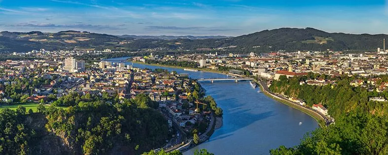 Blick auf Linz