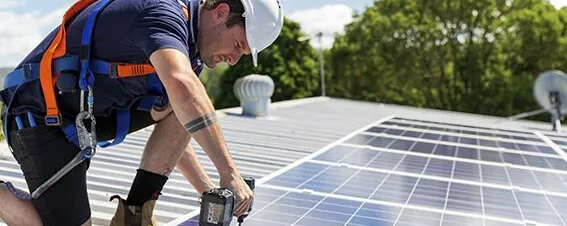 Errichtung einer Photovoltaikanlage