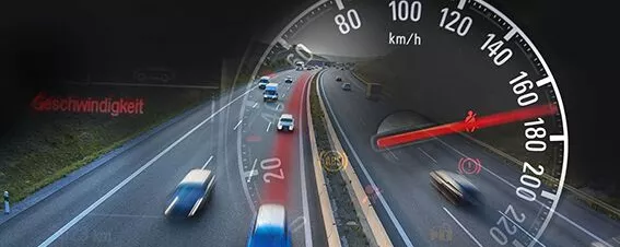 Raser auf der Autobahn