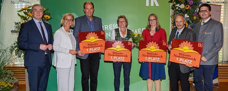 Sieger des Blumenschmuckwettbewerbes „Blühendes Niederösterreich“