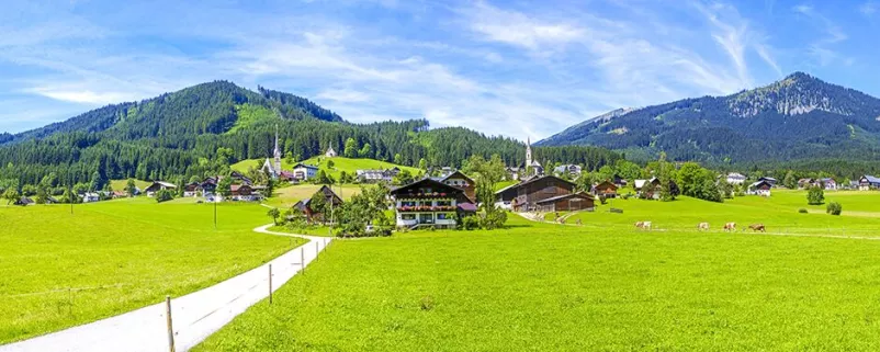Blick aufs Gosautal