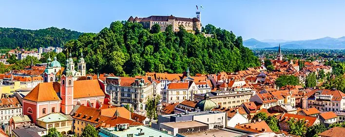 Blick auf Ljubljana 