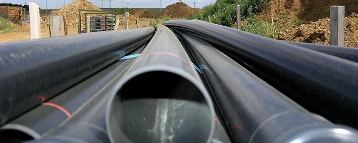 Rohre zum Verlegen