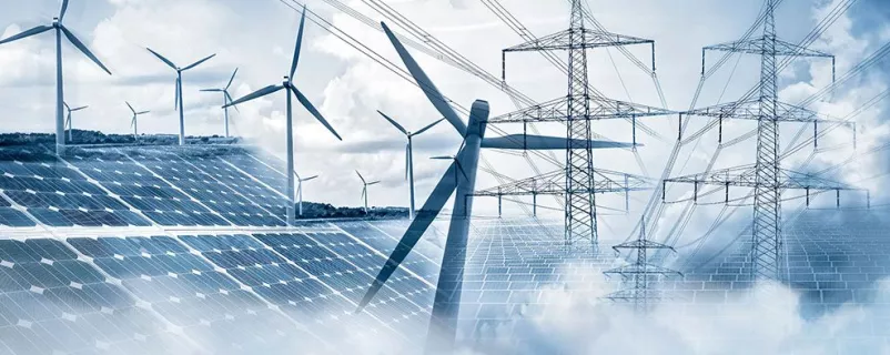 Stromversorgung mit Sonnenenergie und Windkraft