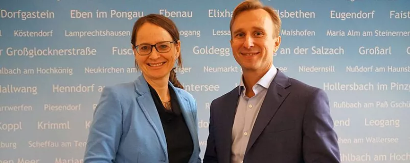 Landeshauptmann-Stellvertreterin Martina Berthold und GF Oliver Wagner 