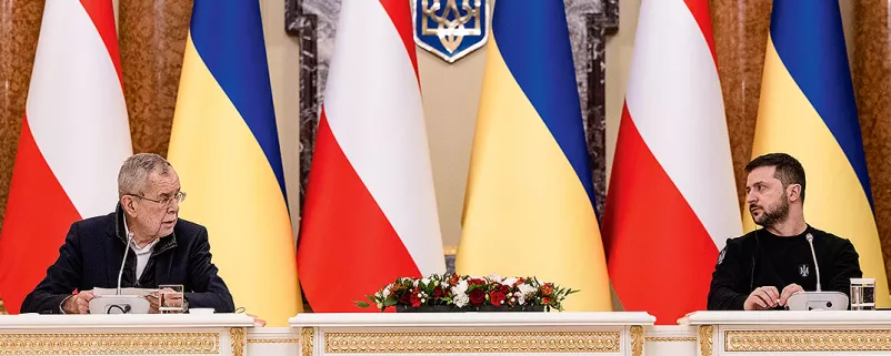 Van der Bellen und Selenskyj