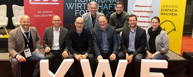 Veranstalter, Sponsoren und Initiatoren des Kommunalwirtschaftsforums 2023.