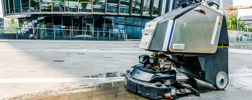 smartes Reinigungsfahrzeug