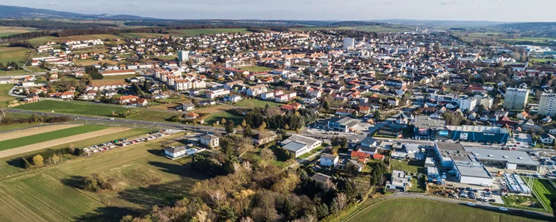 Luftbildaufnahme von Oberwart