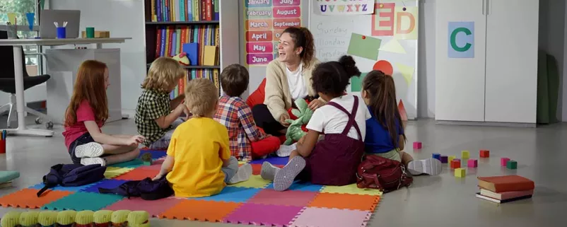 in einem Kindergarten
