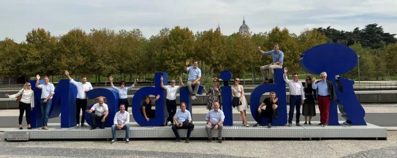 Gemeindebund-Delegation in Madrid