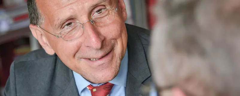 Politikwissenschaftler Peter Filzmaier im Gespräch mit KOMMUNAL-Chefredakteur Hans Braun