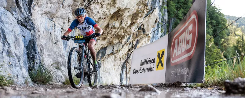 Mountainbiker bei der Salzkammergut-Trophy