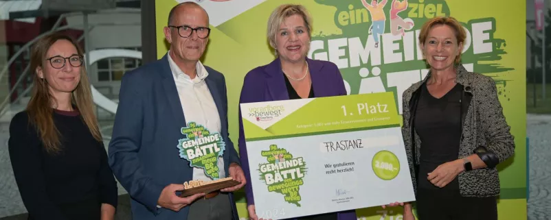 Vertreter der Siegergemeinde Frastanz