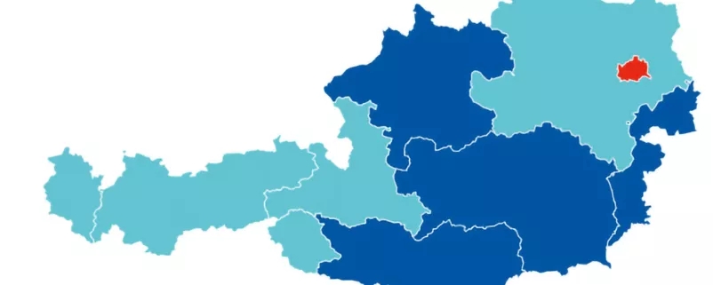 Österreich-Karte