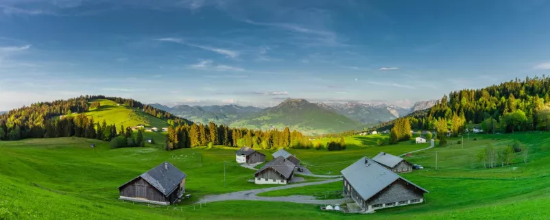 Bregenzer Wald Panorama vom Bödele