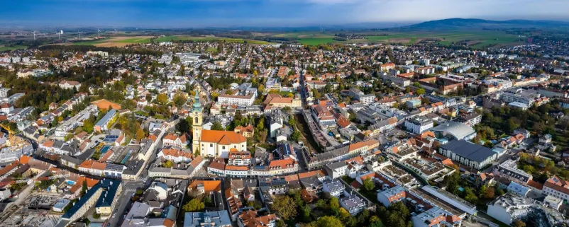 Blick auf Stockerau