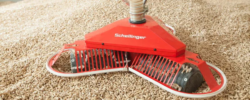 Saugsystem für Pellets