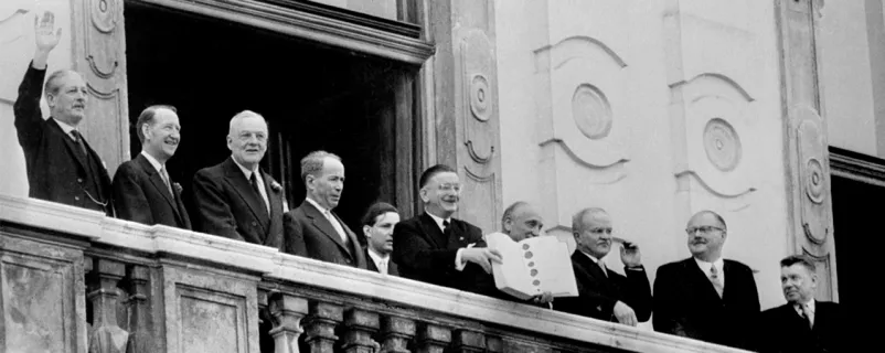 Unterzeichnung des Staatsvertrages 1955