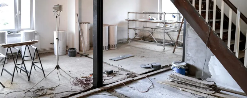 Innenrenovierung eines Hauses