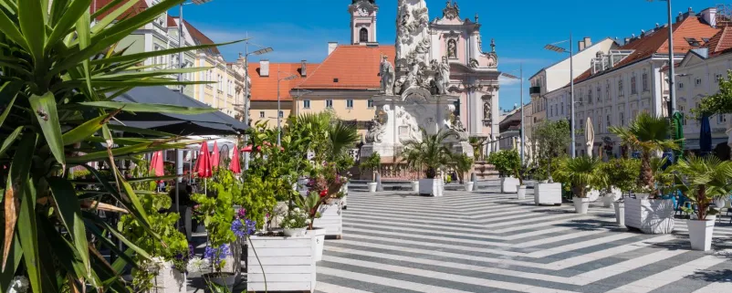 Rathausplatz in St. Pölten
