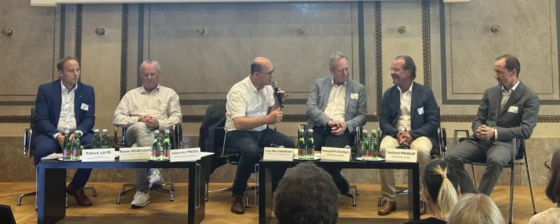 Podium bei der Leerstandskonferenz