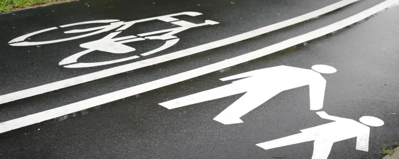 Rad- und Fußweg