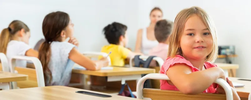 Mädchen in der Schule